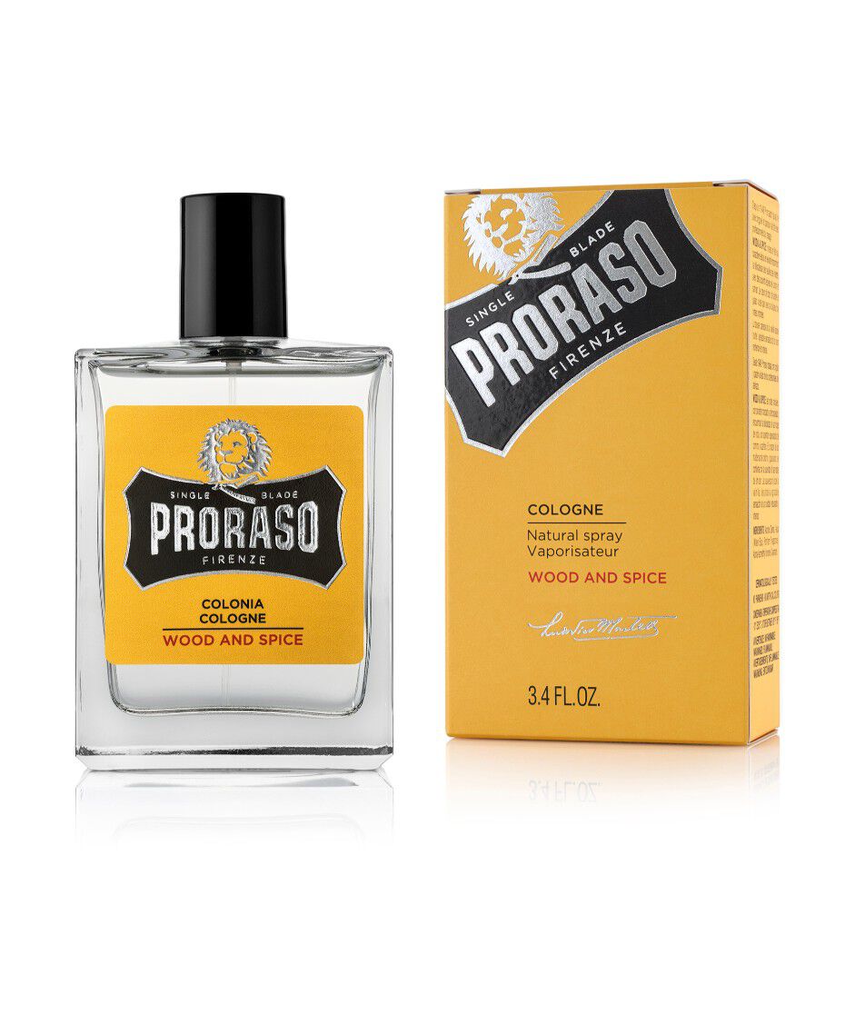 Proraso Eau De Cologne Wood Spice 100mL Shaver Shop